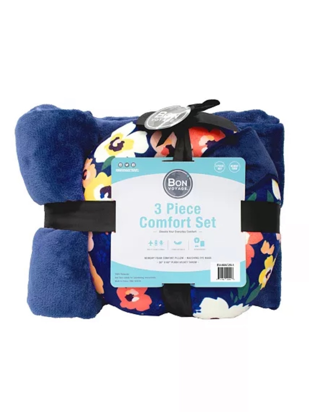 Bon Voyage 3 Piece Travel Comfort Set